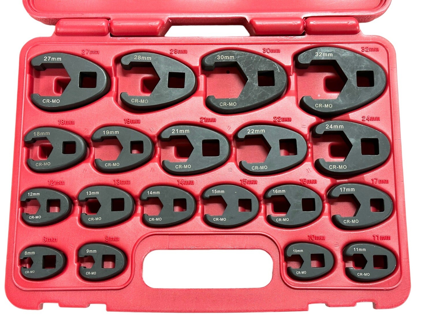 19 Piece Crows Foot Set Metric 3/8” and 1/2” Drive