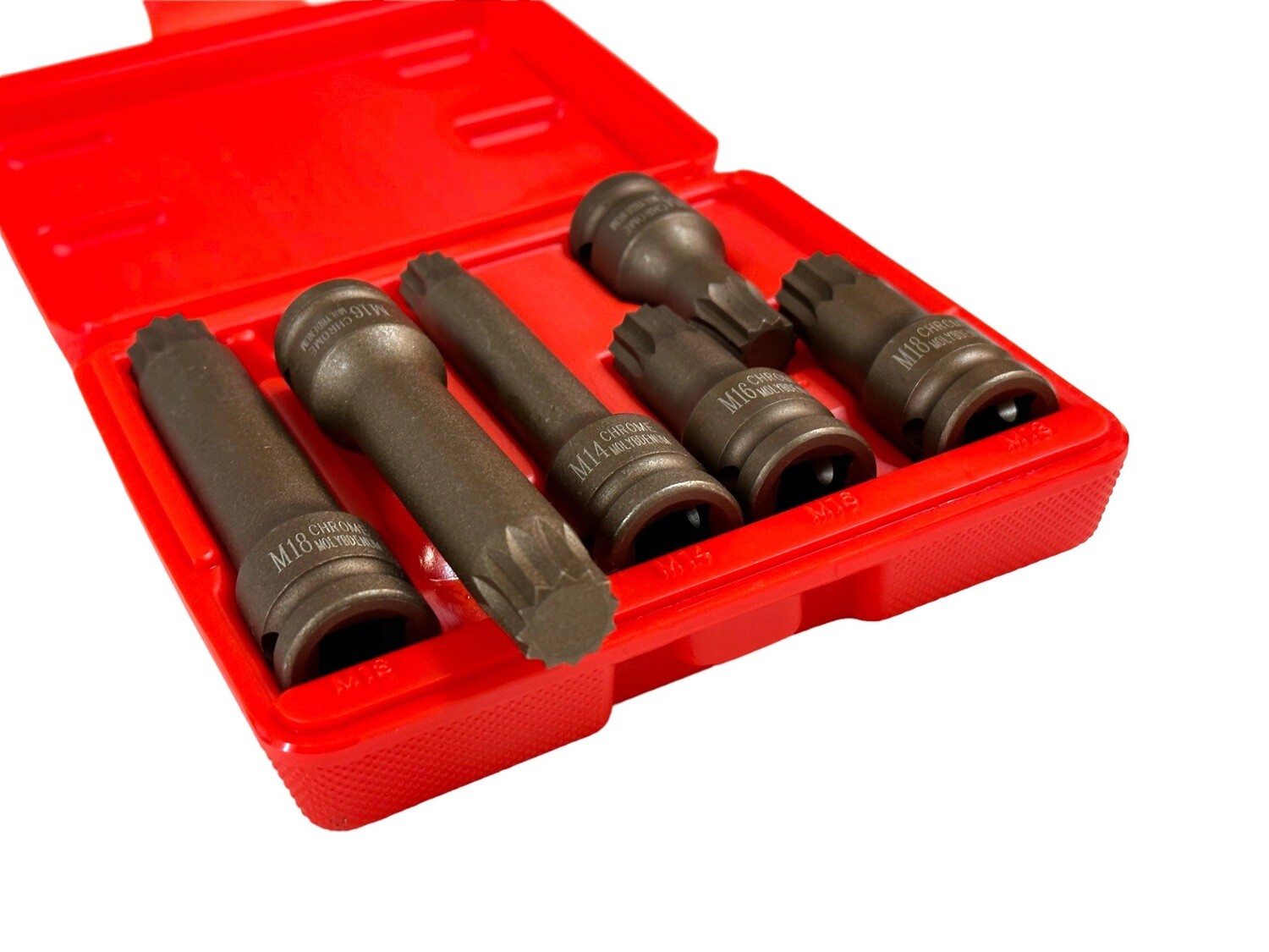Spline Impact Socket Set 6Pc