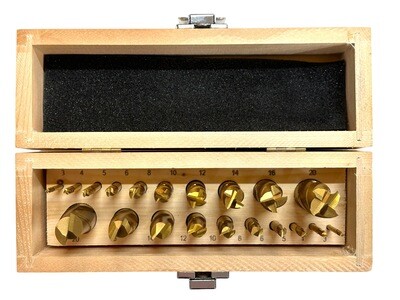 20 Piece Milling Cutters