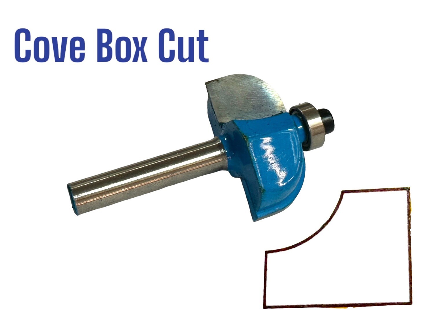1/4&quot; Router Cove Box Cut 9.5mm