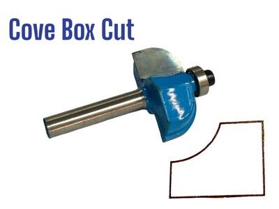 1/4&quot; Router Cove Box Cut 9.5mm
