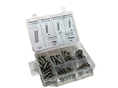 57 Piece Stainless Steel Mushroom Screw