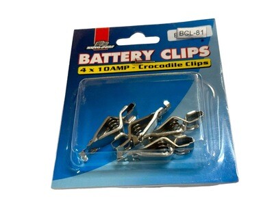 4 Piece 10 AMP Battery Clip