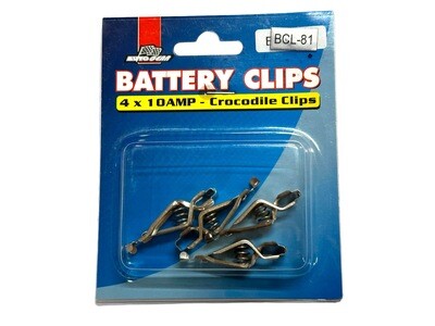 4 Piece 10 AMP Battery Clip