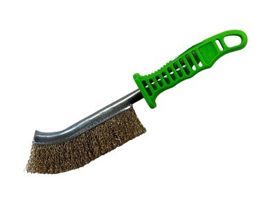 10" Solid Brass Wire Brush