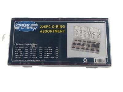 225 Pc O Ring Assortment
