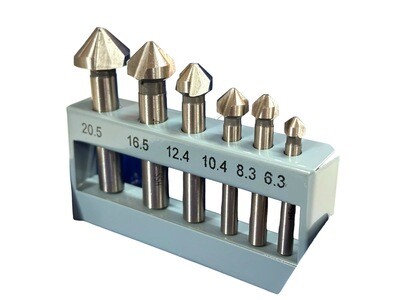 6PC Countersink Set HSS