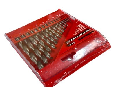 17Pc HSS Drill Bit Set Metric