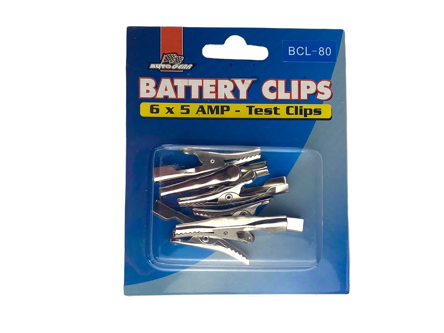 6 x 5AMP 50MM Alligator Electrical Clips