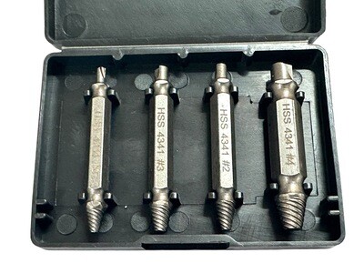 Screw Extractor Set 4PC