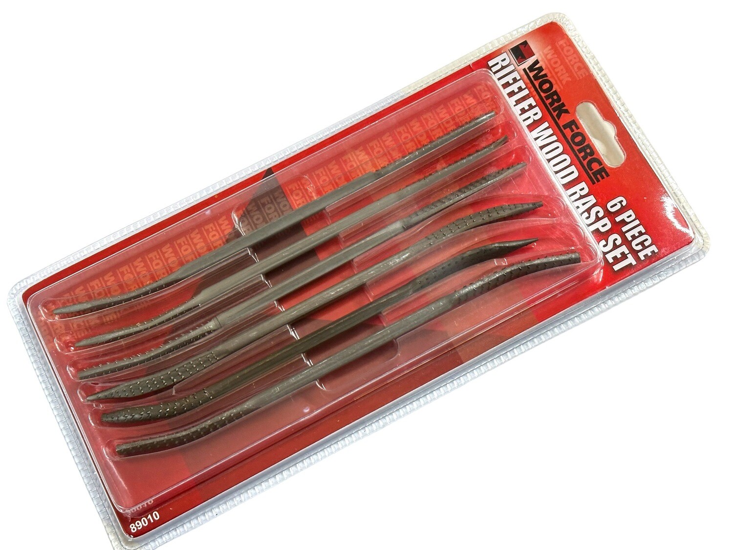 6 Pc Riffler Wood Rasp Set