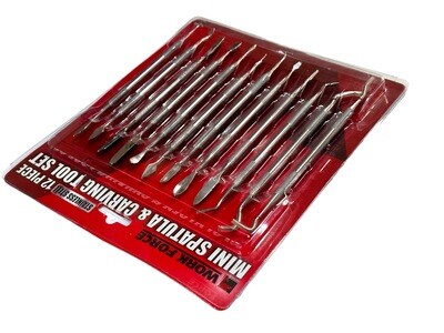 12 Pc SS Spatula Carving Tool Set