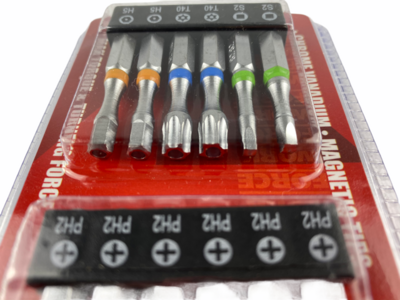 12 Piece Screwdriver Bit Set Magnetic Tips