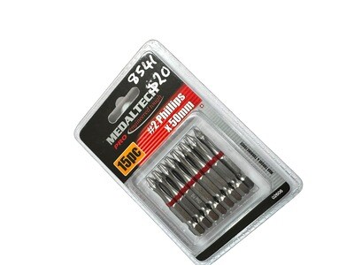 15 Pc #2 Phillips x 50mm Screwdriver Bits