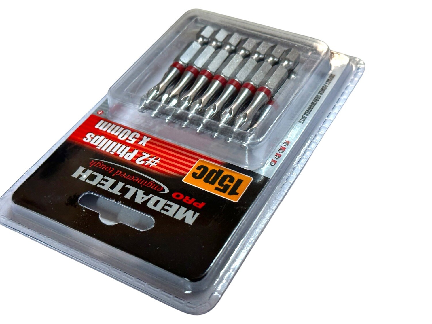 15 Pc #2 Phillips x 50mm Screwdriver Bits