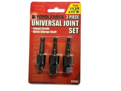 3Pc Universal Joint Set