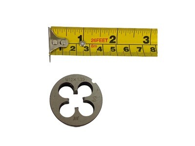 M12 x 1.25mm Die 1.5"