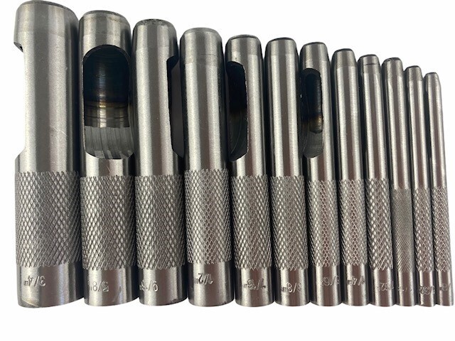 12 Pc Hollow Punch Set