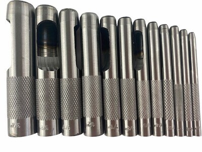 12 Pc Hollow Punch Set
