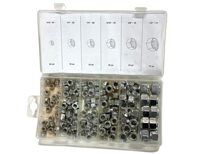 150 Pc Nylon Lock Nut Assortment