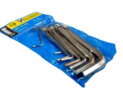 10PC Allen key Set Metric