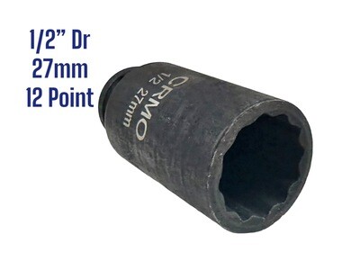 27mm Deep Socket 1/2” Dr