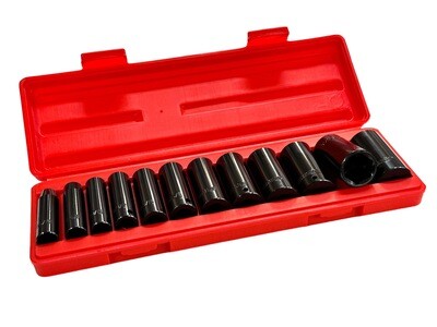 3/8” Dr 12 Pc Deep Impact Socket Set