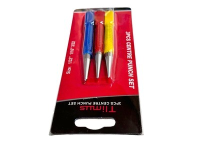 3Pc Centre Punch Set