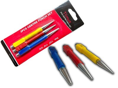 3Pc Centre Punch Set
