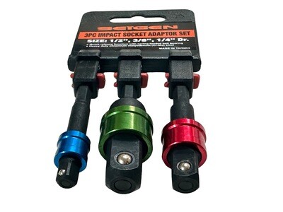 3Pc Impact Socket Adaptor Set
