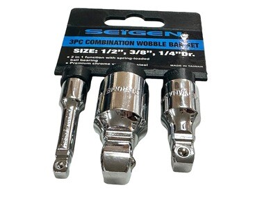 3Pc Combination Wobble Bar Set
