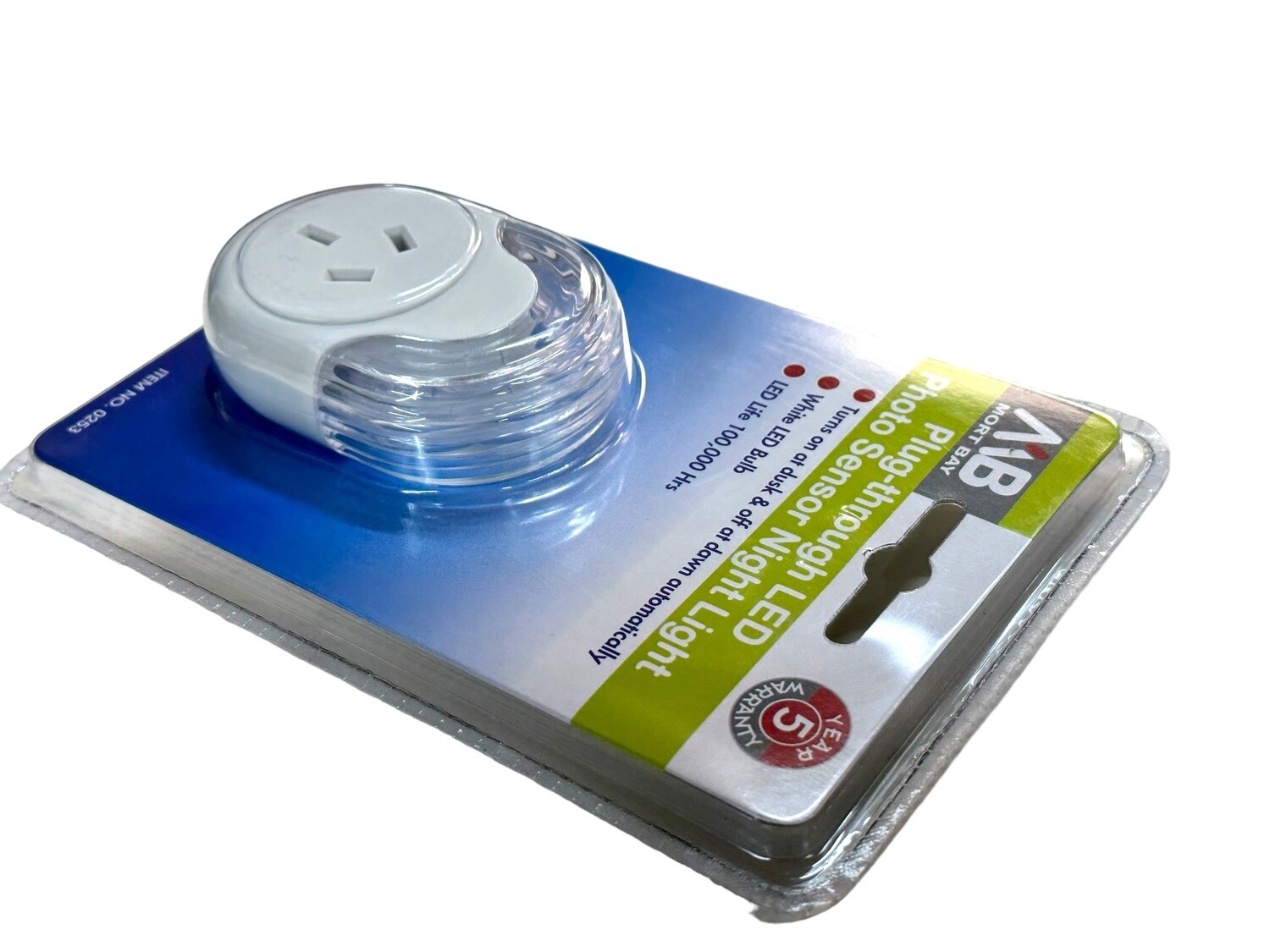LED Night light .5w with Piggy Back Plug