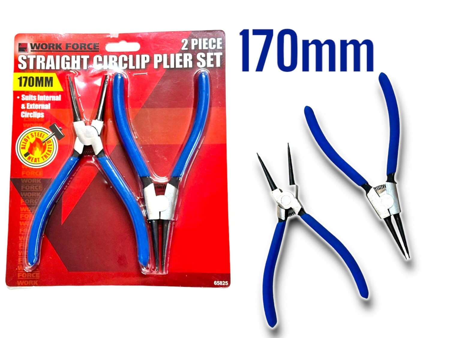2PC 170mm Circlip Pliers