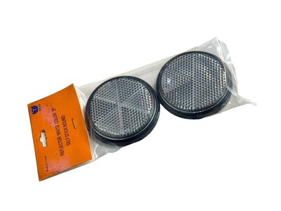 60mm White Round Reflector