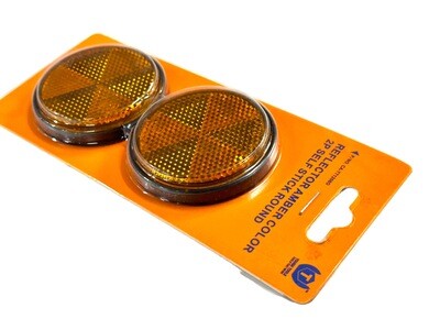 60mm Amber Round Reflector