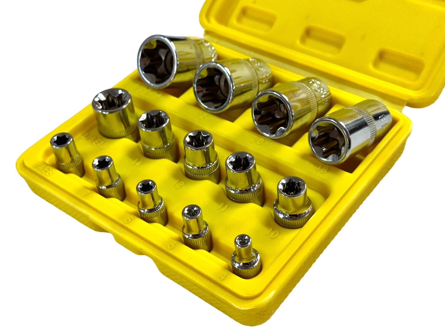14 Pc Star Socket Set
