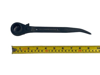 Ratchet Wrench 19mm x 24mm Curved