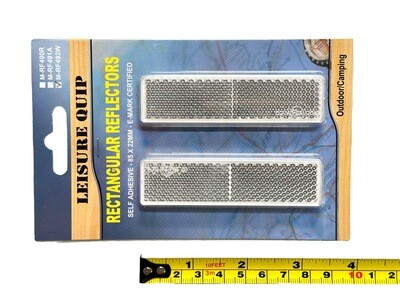2Pc White 85mm x 22MM Reflectors