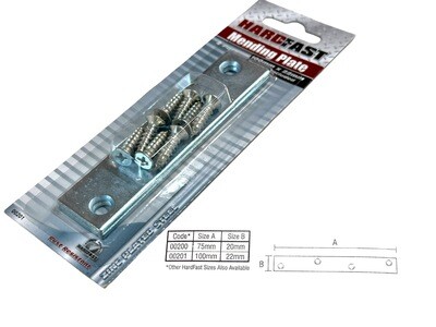 2pc Mending Plates 100 x 22mm