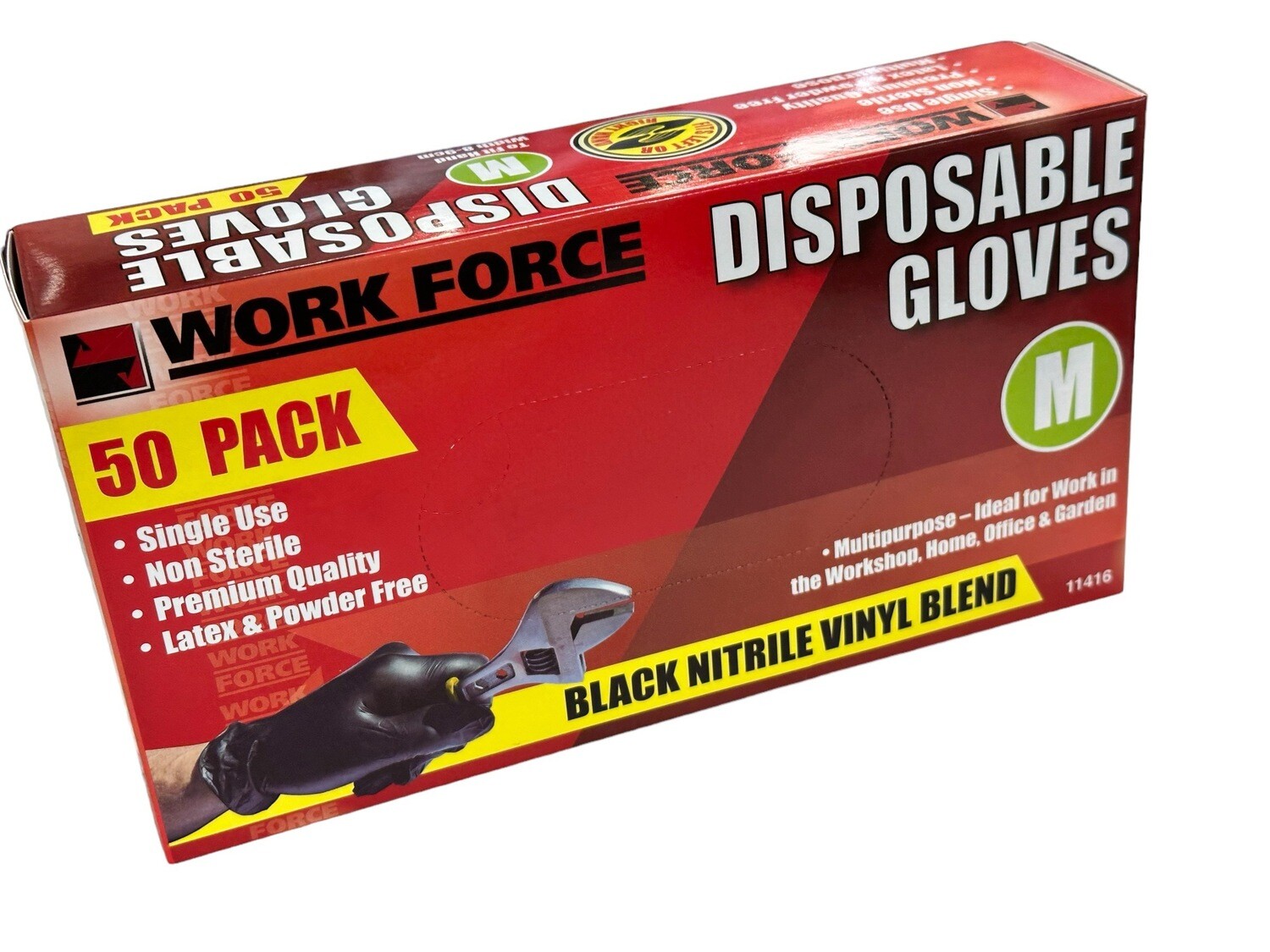 50Pc Medium Disposable Gloves