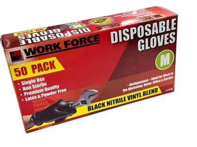 50Pc Medium Disposable Gloves