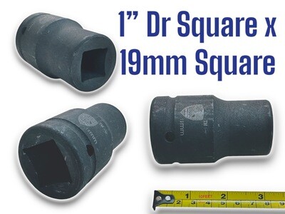 1” Dr x 19mm Square Socket