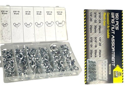 150 Piece Wing Nut Assortment
