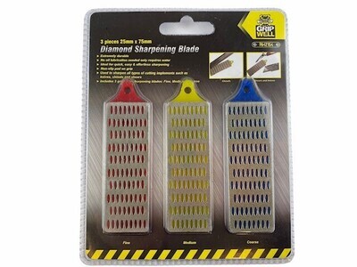 Diamond Sharpening Set 3pc 1” x 3”