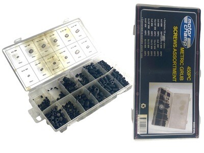 450Pc Metric Grub Screws Assortment