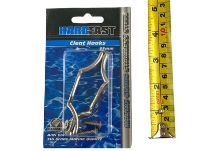 85mm Cleat Hooks Stainless Steel