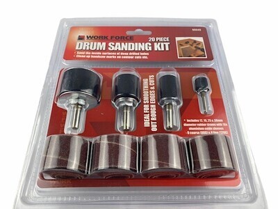 20Pc Sanding Drum Kit