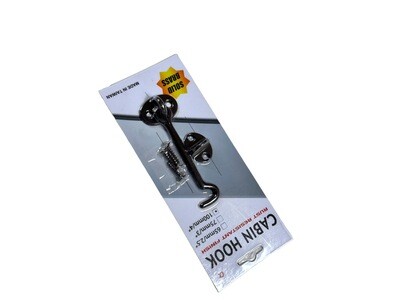 100mm Black Cabin Hook