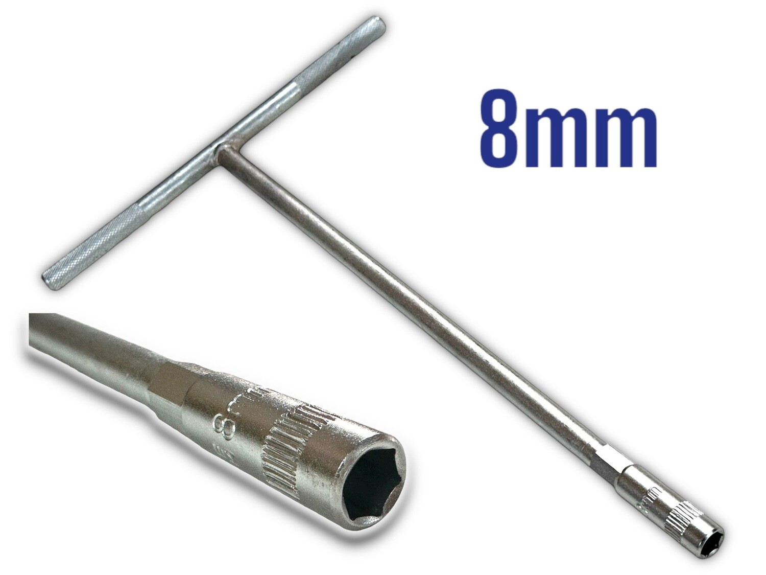 8mm x 300mm T Handle Socket