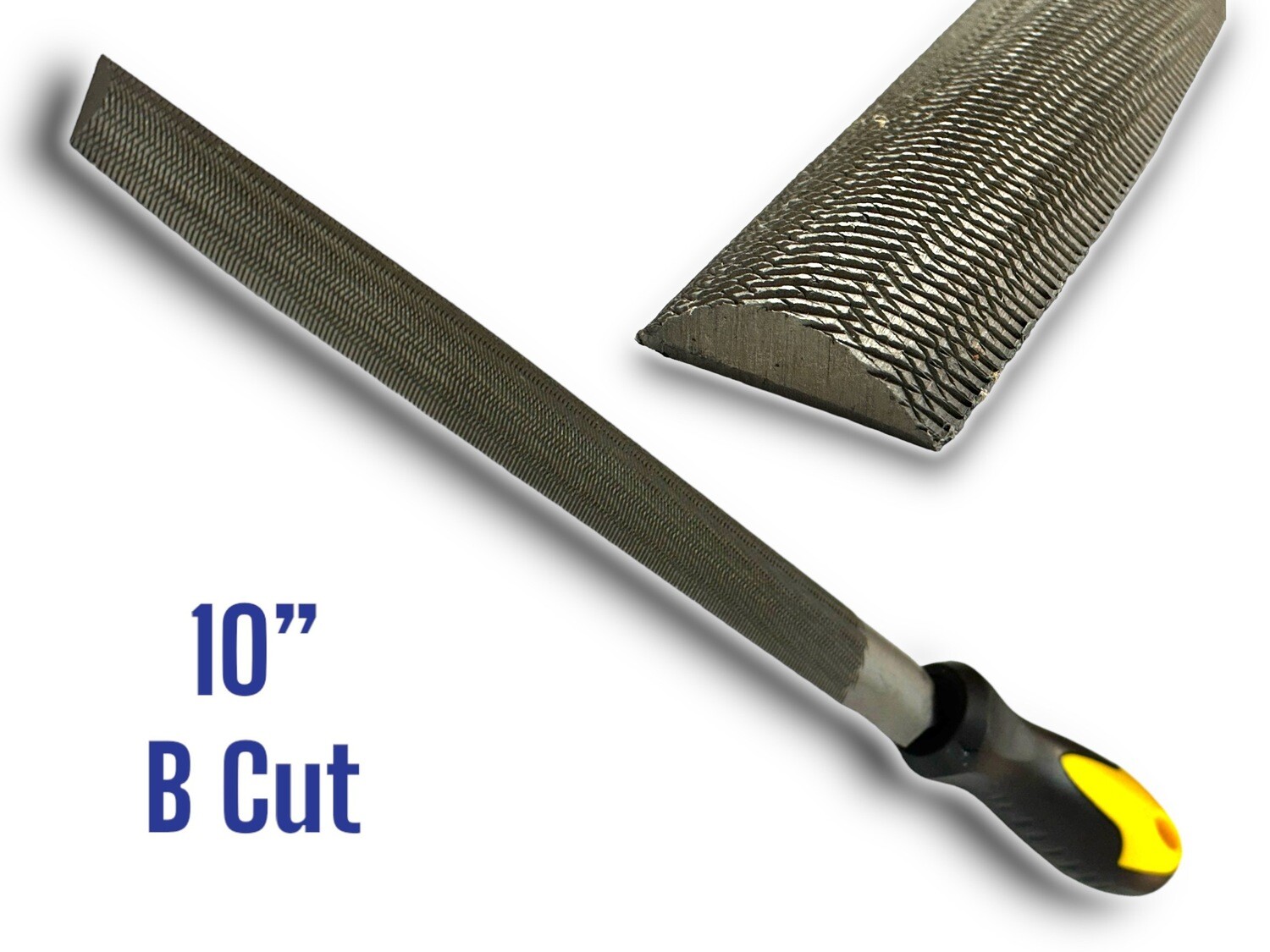 10” (250mm) Half Round B Cut File Course